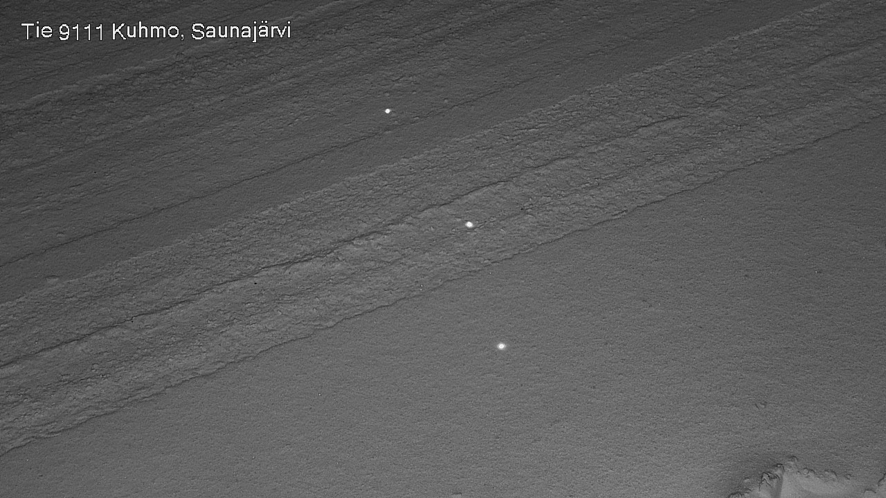 Weather Camera Image Väg 9111 Kuhmo, Saunajärvi, Kuhmo, Kainuu