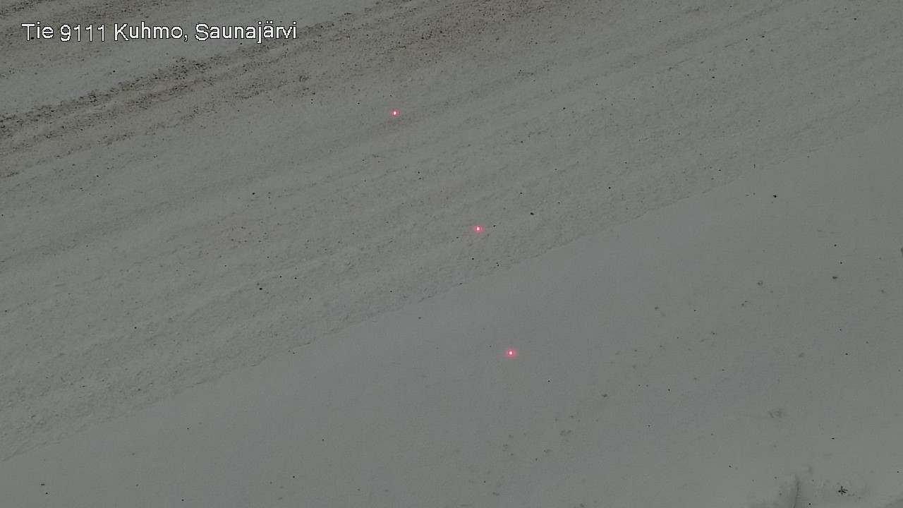 Weather Camera Image Väg 9111 Kuhmo, Saunajärvi, Kuhmo, Kainuu
