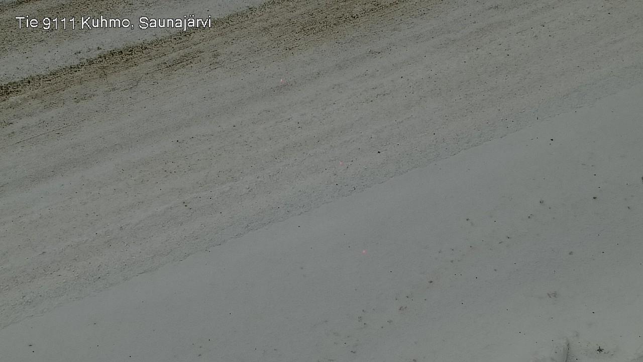 Weather Camera Image Väg 9111 Kuhmo, Saunajärvi, Kuhmo, Kainuu