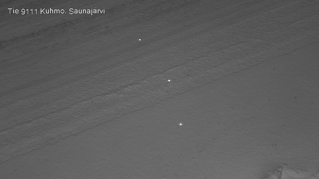 Weather Camera Image Väg 9111 Kuhmo, Saunajärvi, Kuhmo, Kainuu