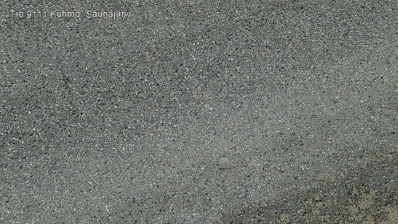 Weather Camera Image Väg 9111 Kuhmo, Saunajärvi, Kuhmo, Kainuu