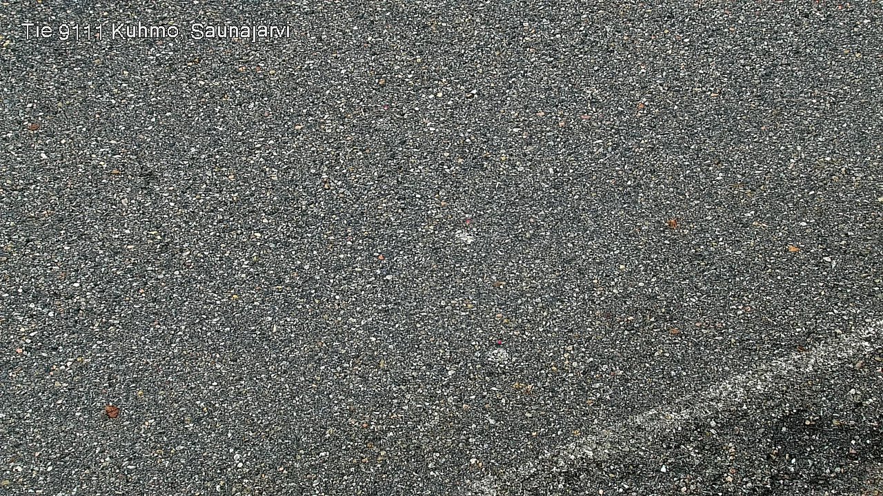 Weather Camera Image Väg 9111 Kuhmo, Saunajärvi, Kuhmo, Kainuu