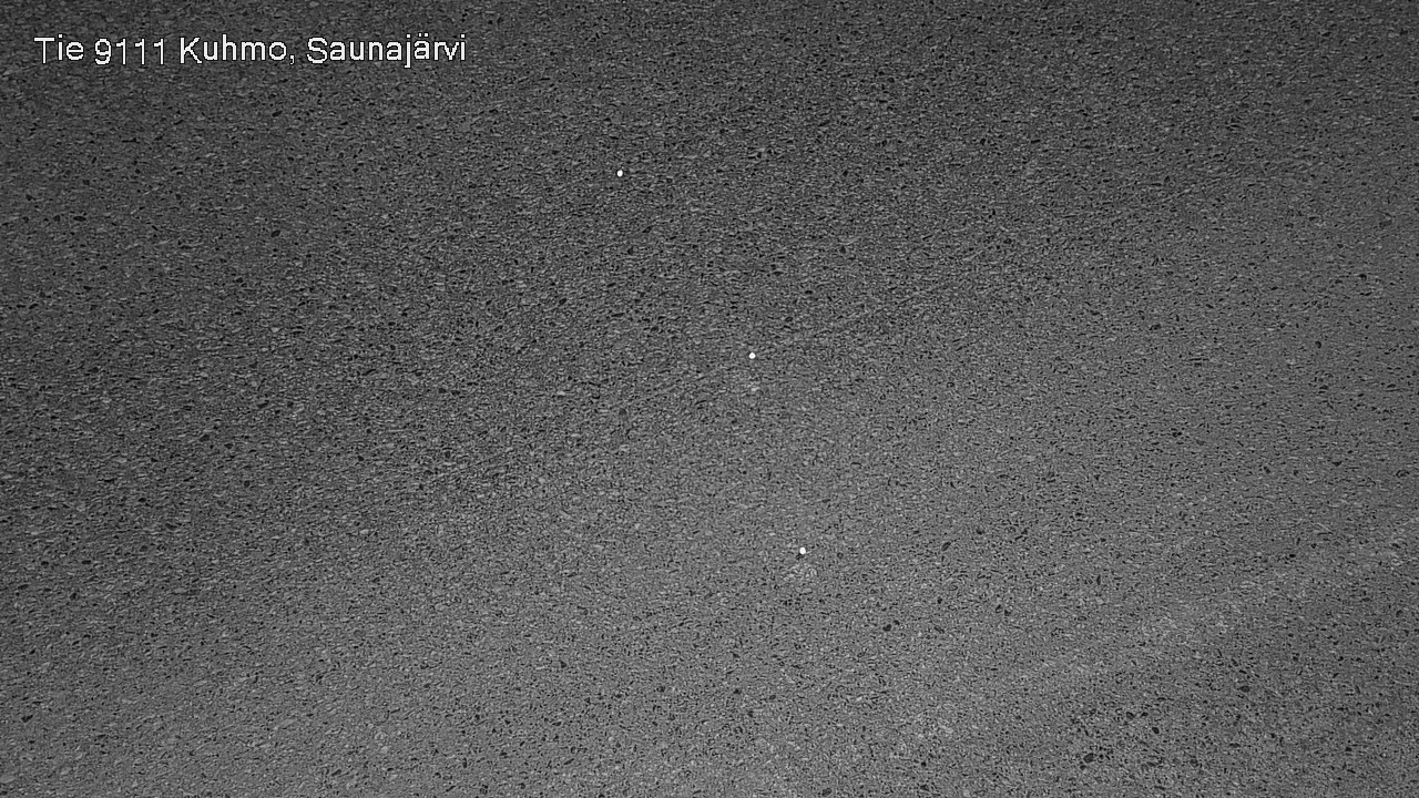 Weather Camera Image Väg 9111 Kuhmo, Saunajärvi, Kuhmo, Kainuu