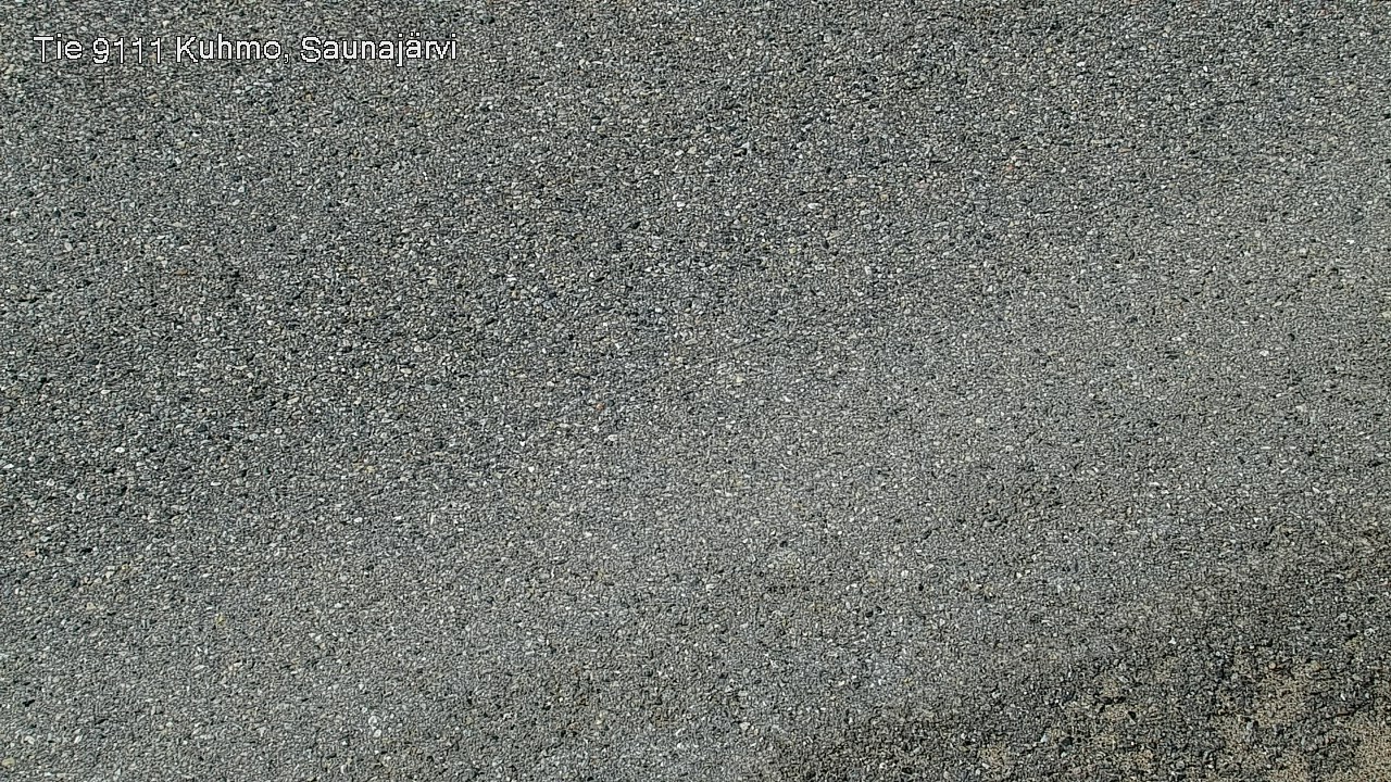 Weather Camera Image Väg 9111 Kuhmo, Saunajärvi, Kuhmo, Kainuu