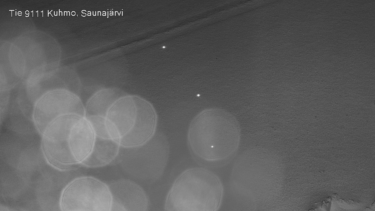Weather Camera Image Väg 9111 Kuhmo, Saunajärvi, Kuhmo, Kainuu