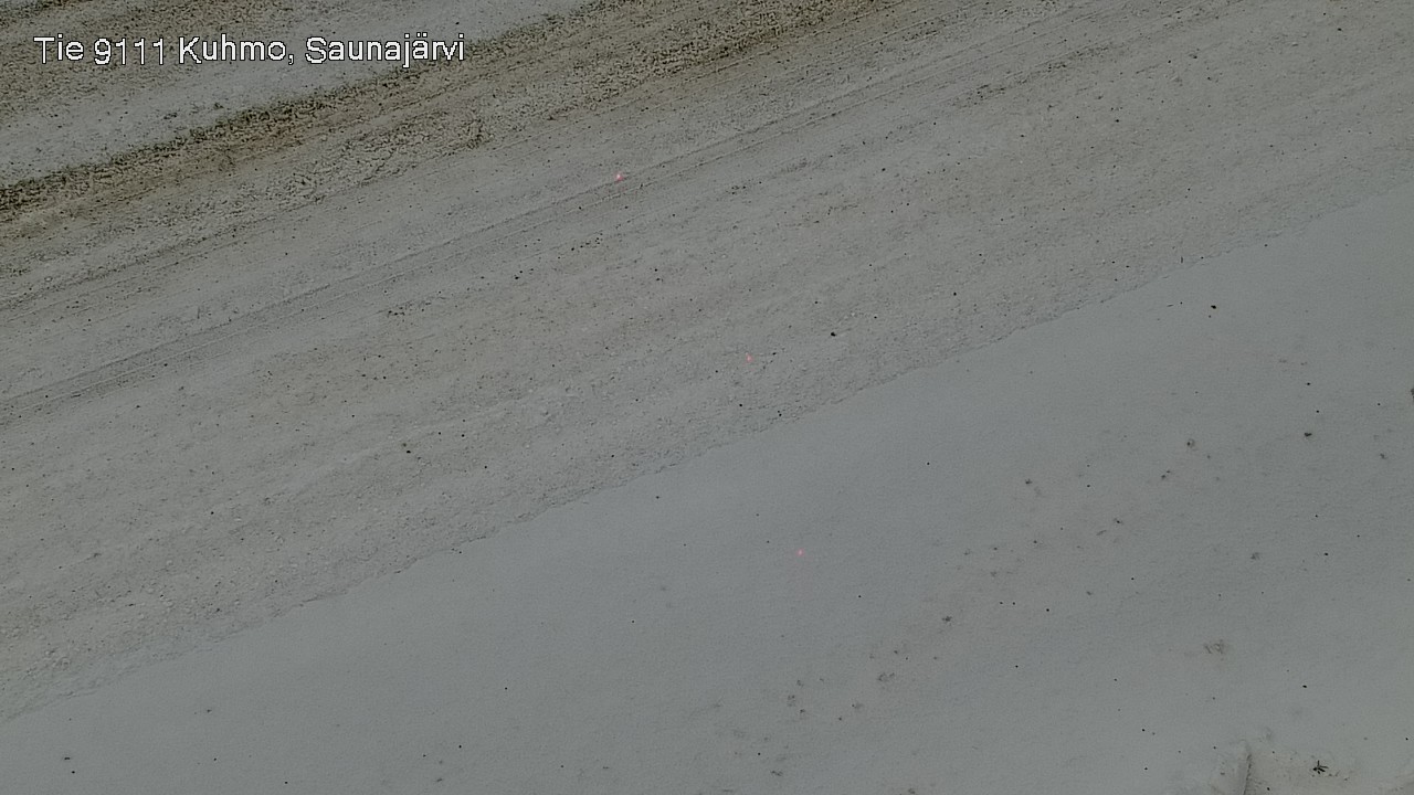 Weather Camera Image Väg 9111 Kuhmo, Saunajärvi, Kuhmo, Kainuu