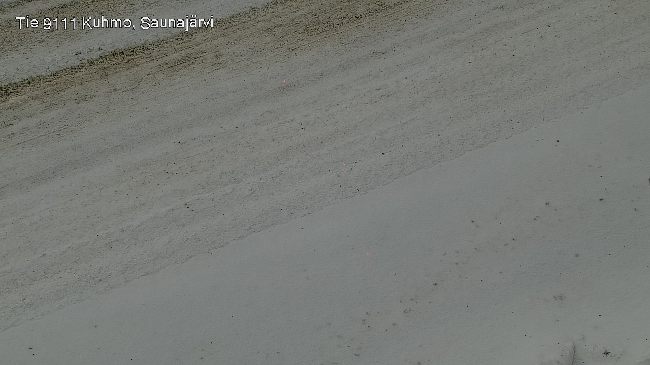 Weather Camera Image Väg 9111 Kuhmo, Saunajärvi, Kuhmo, Kainuu