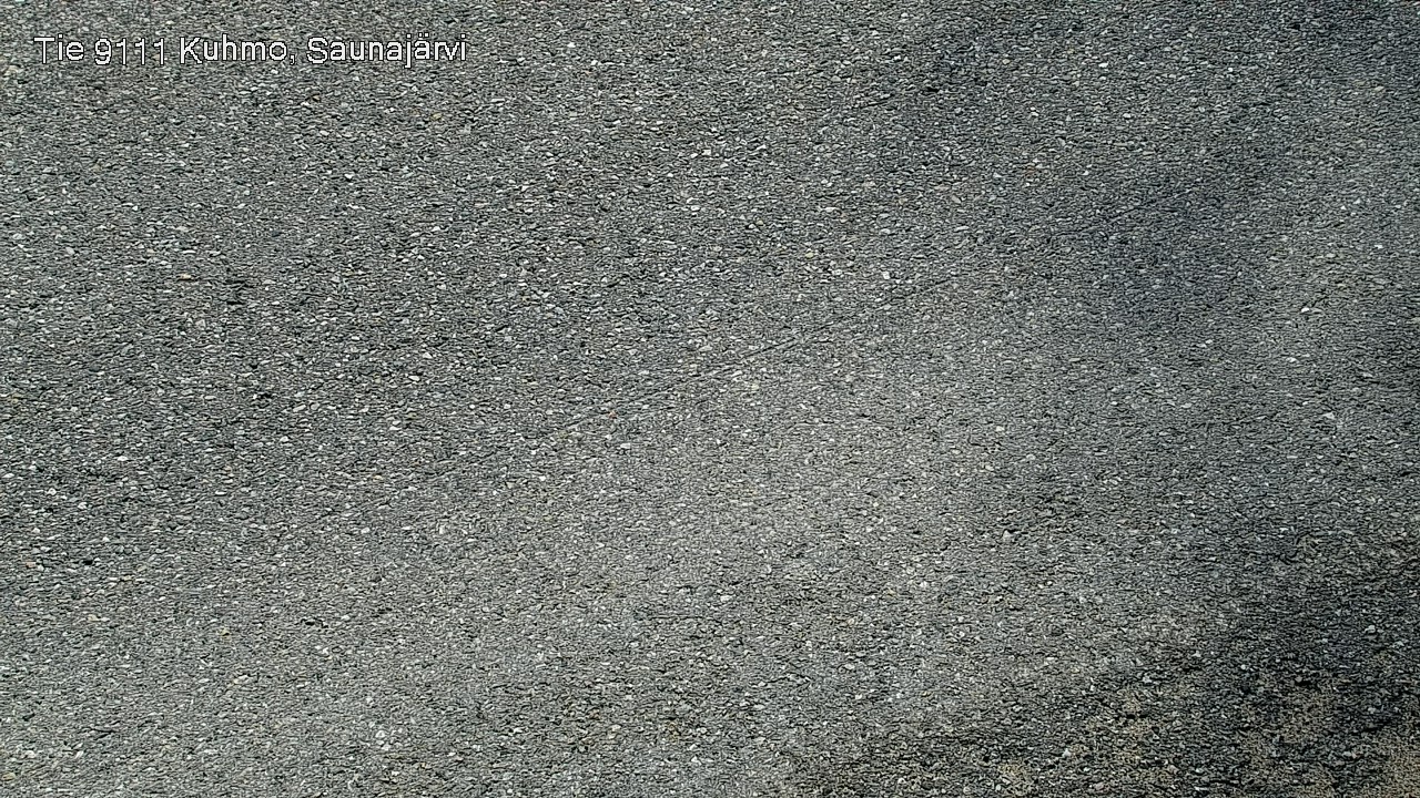 Weather Camera Image Väg 9111 Kuhmo, Saunajärvi, Kuhmo, Kainuu