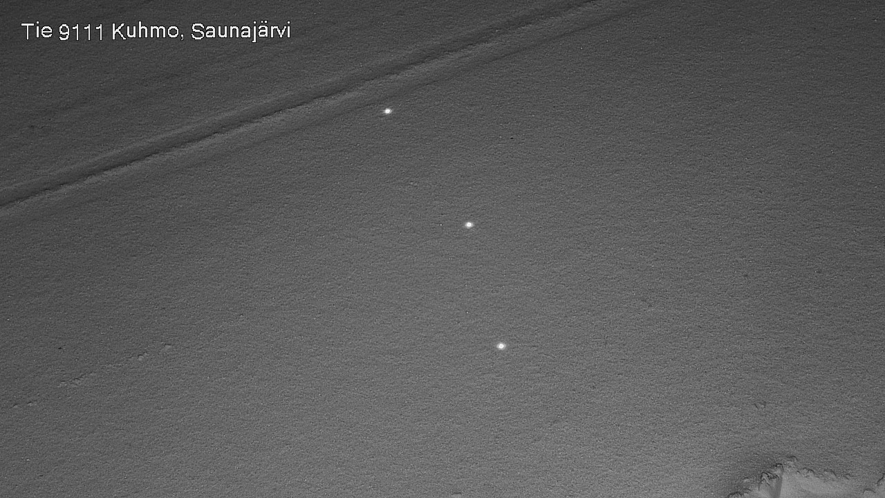 Weather Camera Image Väg 9111 Kuhmo, Saunajärvi, Kuhmo, Kainuu