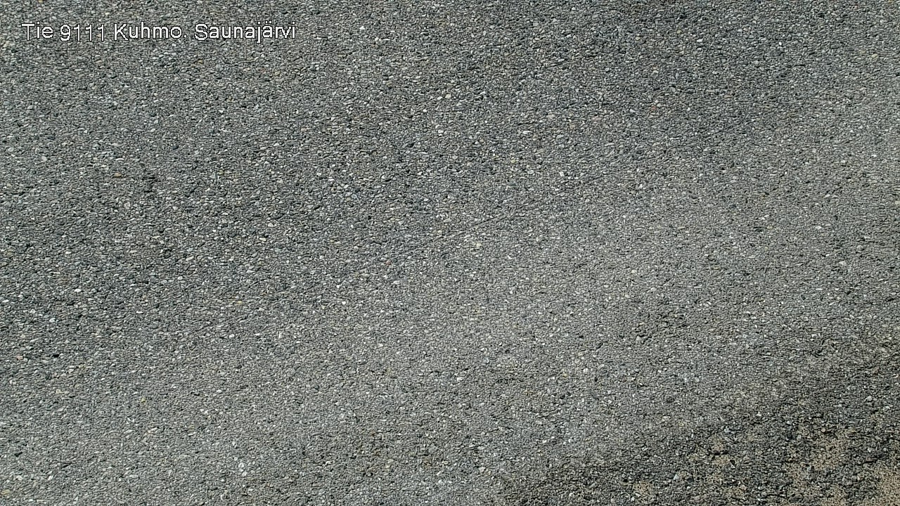 Weather Camera Image Väg 9111 Kuhmo, Saunajärvi, Kuhmo, Kainuu
