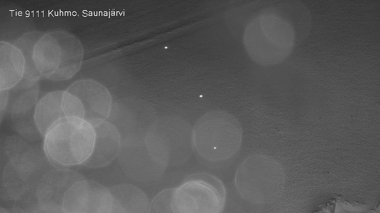 Weather Camera Image Väg 9111 Kuhmo, Saunajärvi, Kuhmo, Kainuu