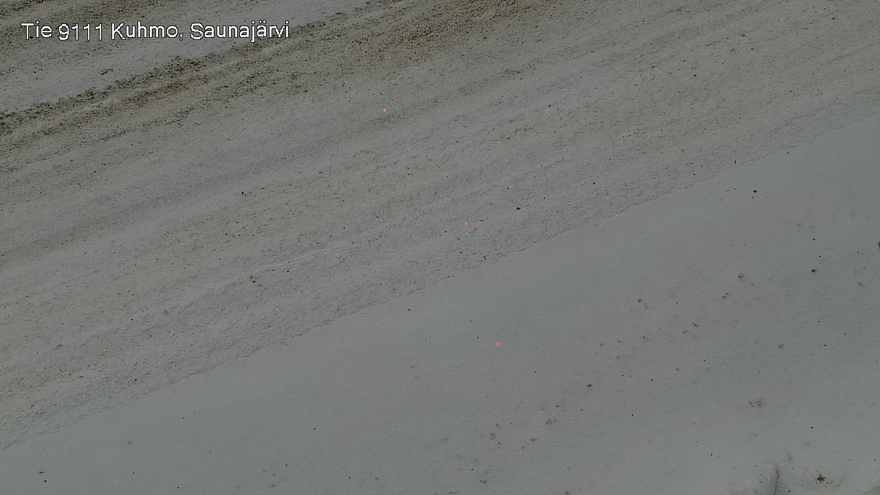 Weather Camera Image Väg 9111 Kuhmo, Saunajärvi, Kuhmo, Kainuu