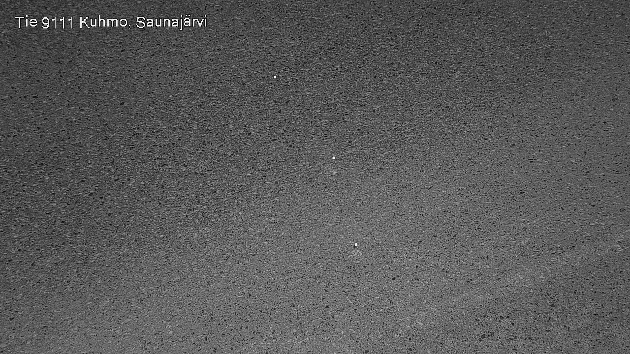 Weather Camera Image Väg 9111 Kuhmo, Saunajärvi, Kuhmo, Kainuu