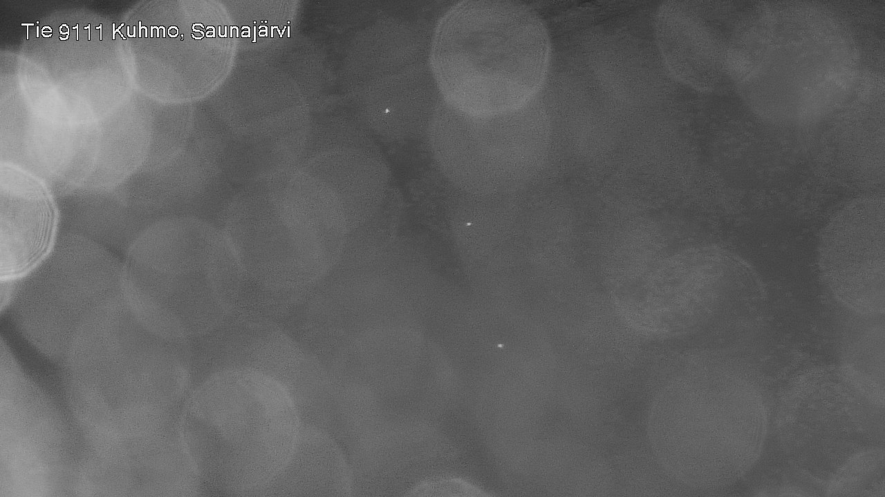 Weather Camera Image Väg 9111 Kuhmo, Saunajärvi, Kuhmo, Kainuu