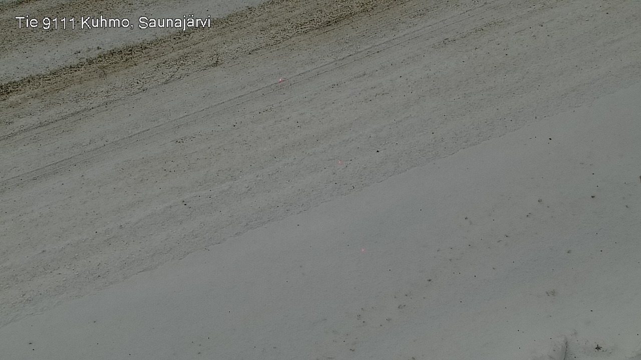 Weather Camera Image Väg 9111 Kuhmo, Saunajärvi, Kuhmo, Kainuu