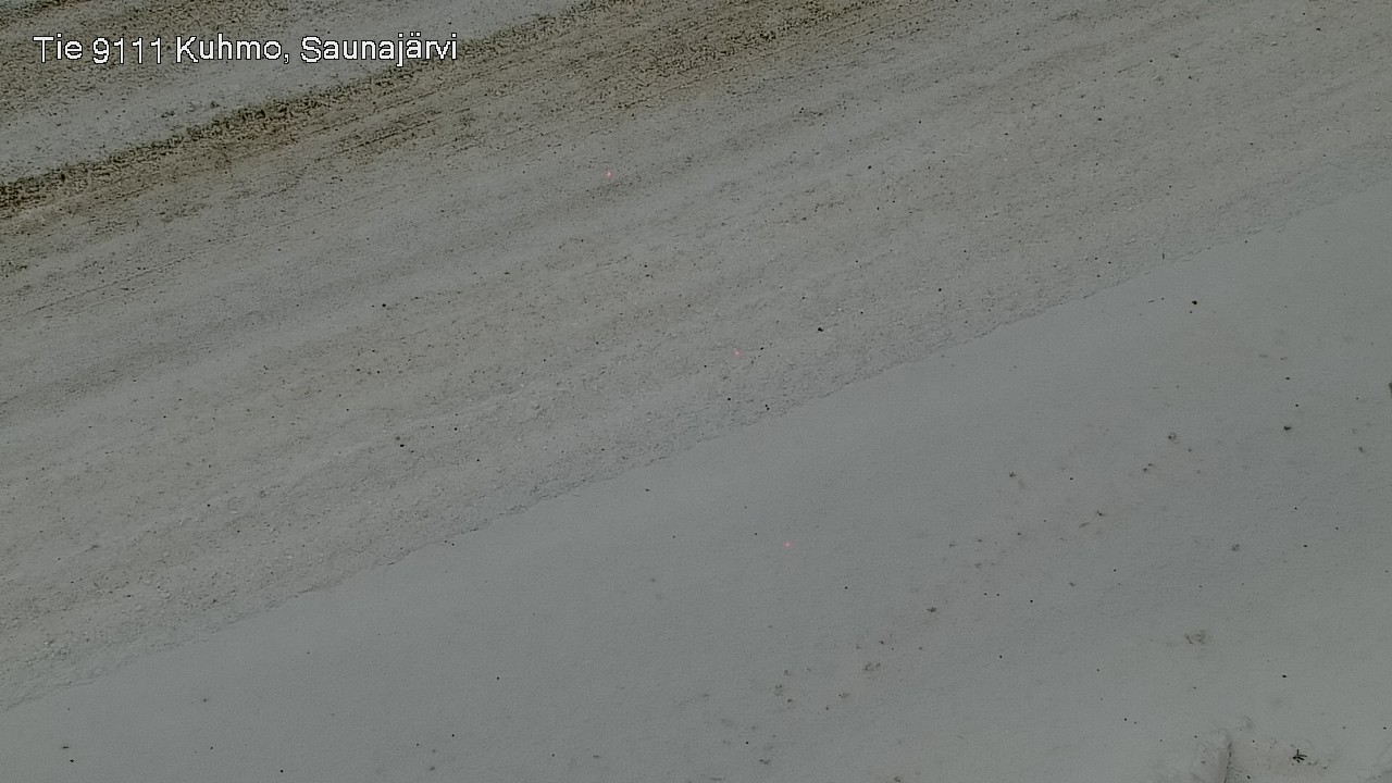 Weather Camera Image Väg 9111 Kuhmo, Saunajärvi, Kuhmo, Kainuu