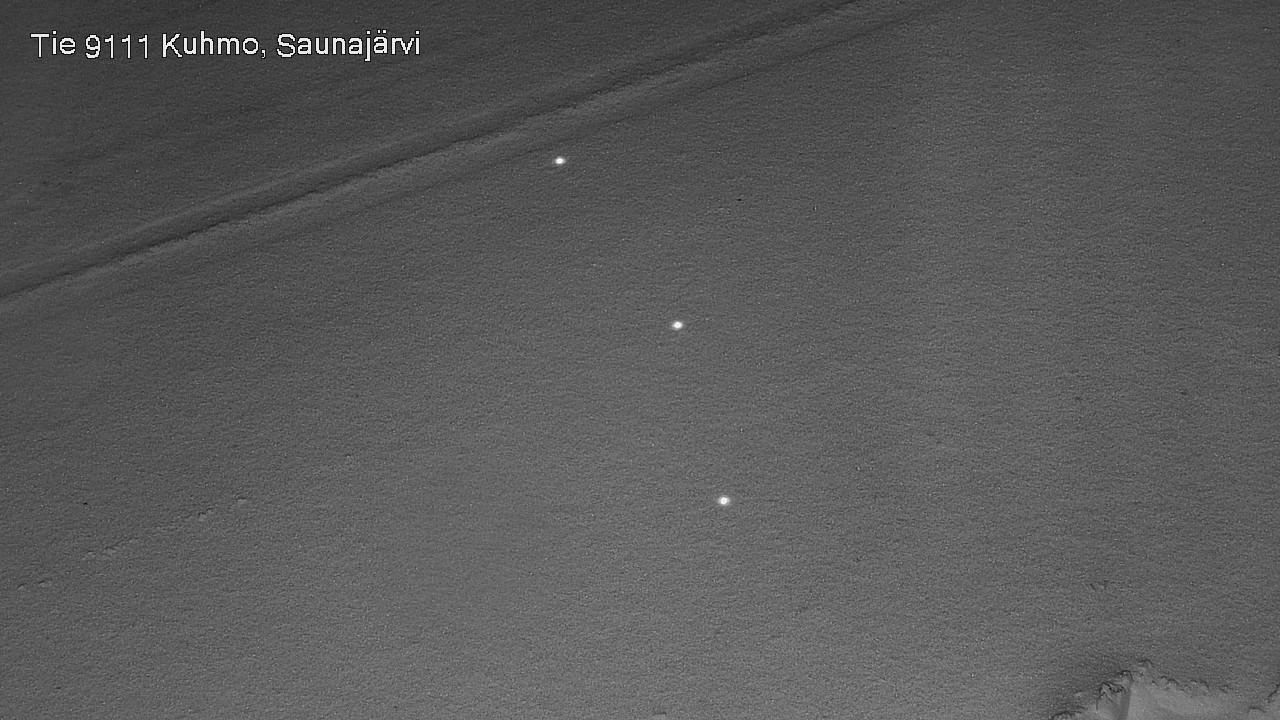 Weather Camera Image Väg 9111 Kuhmo, Saunajärvi, Kuhmo, Kainuu