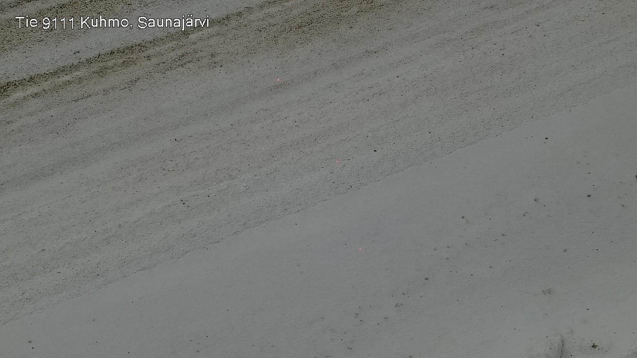 Weather Camera Image Väg 9111 Kuhmo, Saunajärvi, Kuhmo, Kainuu
