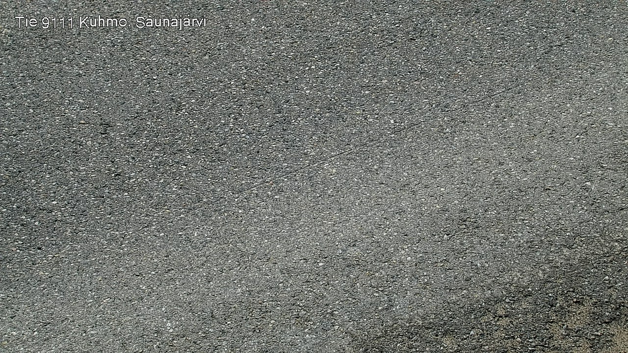 Weather Camera Image Väg 9111 Kuhmo, Saunajärvi, Kuhmo, Kainuu