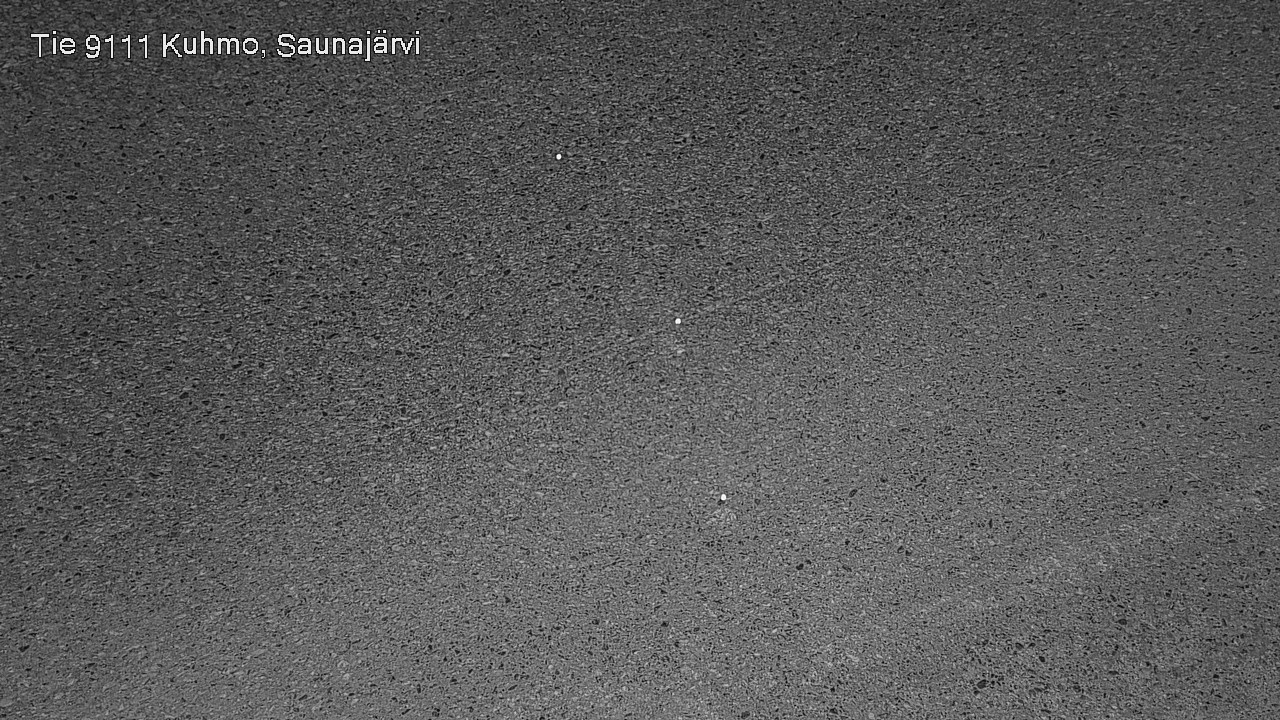 Weather Camera Image Väg 9111 Kuhmo, Saunajärvi, Kuhmo, Kainuu
