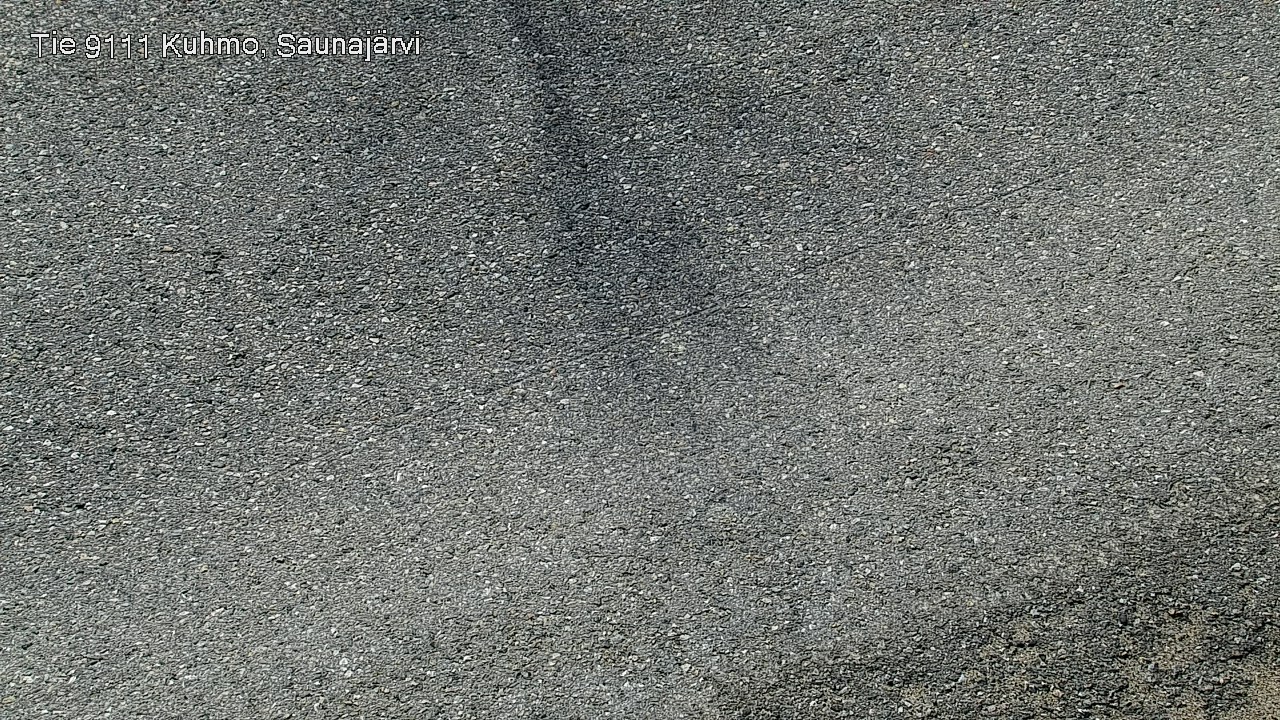 Weather Camera Image Väg 9111 Kuhmo, Saunajärvi, Kuhmo, Kainuu