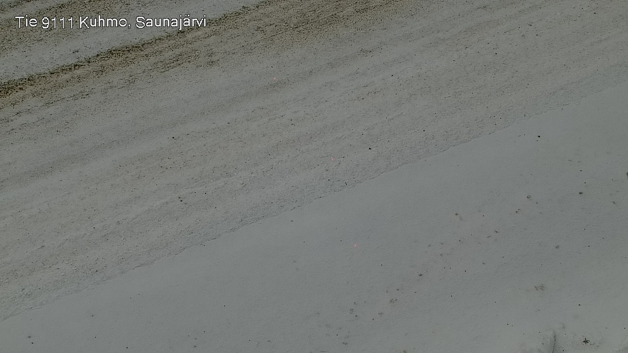 Weather Camera Image Väg 9111 Kuhmo, Saunajärvi, Kuhmo, Kainuu