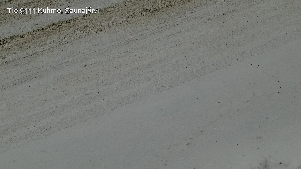 Weather Camera Image Väg 9111 Kuhmo, Saunajärvi, Kuhmo, Kainuu