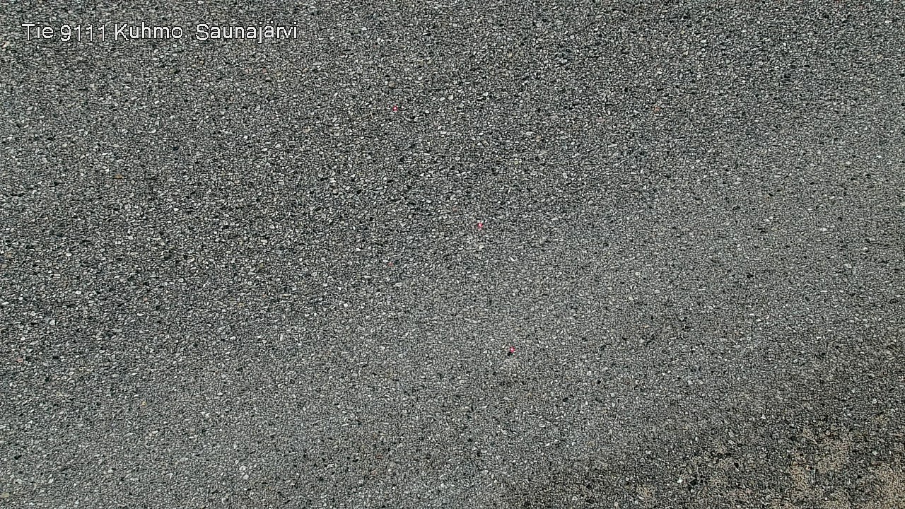 Weather Camera Image Väg 9111 Kuhmo, Saunajärvi, Kuhmo, Kainuu