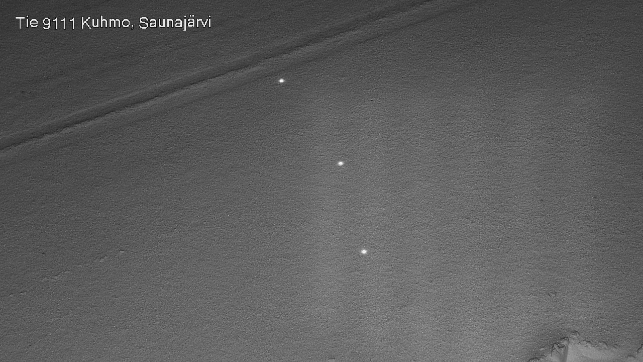 Weather Camera Image Väg 9111 Kuhmo, Saunajärvi, Kuhmo, Kainuu