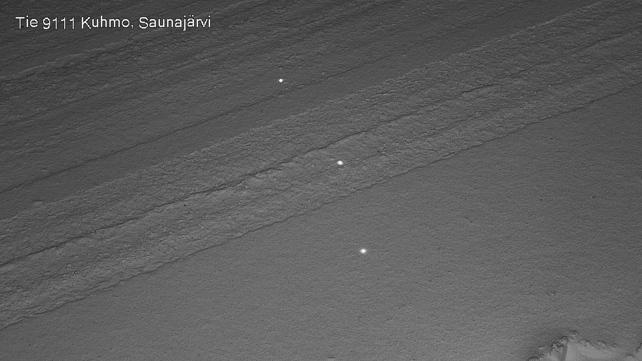 Weather Camera Image Väg 9111 Kuhmo, Saunajärvi, Kuhmo, Kainuu