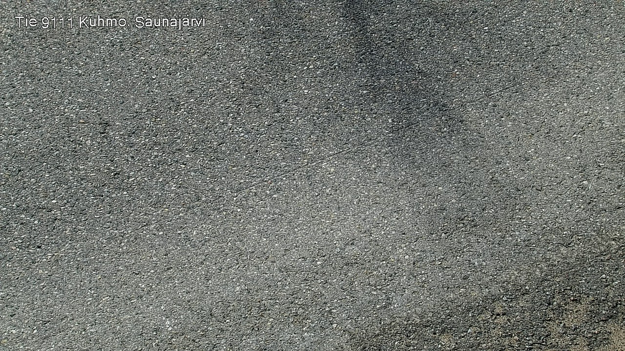 Weather Camera Image Väg 9111 Kuhmo, Saunajärvi, Kuhmo, Kainuu