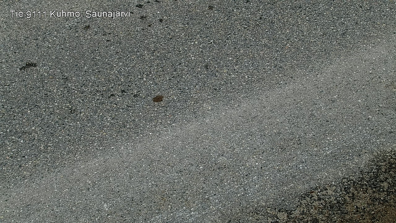 Weather Camera Image Road 9111 Kuhmo, Saunajärvi, Kuhmo, Kainuu