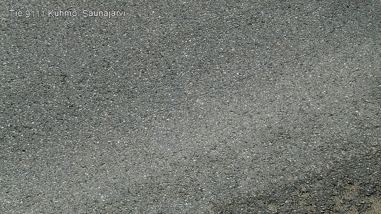 Weather Camera Image Väg 9111 Kuhmo, Saunajärvi, Kuhmo, Kainuu