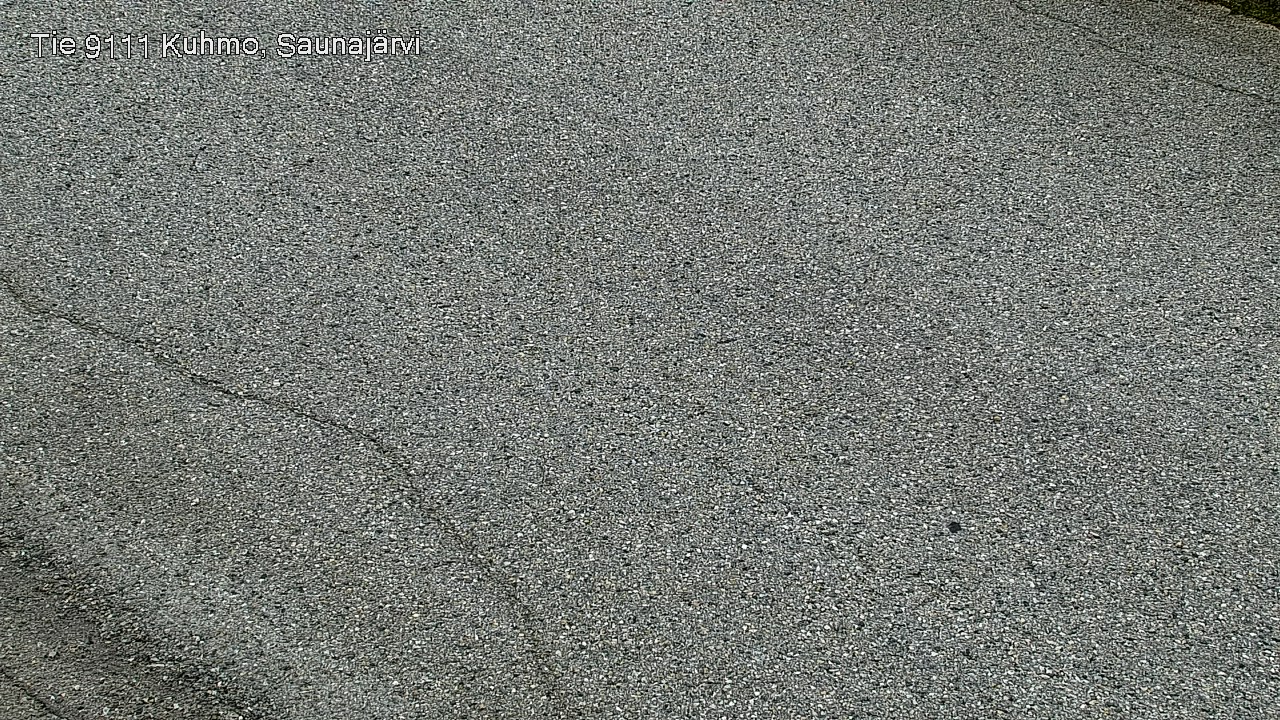 Weather Camera Image Väg 9111 Kuhmo, Saunajärvi, Kuhmo, Kainuu
