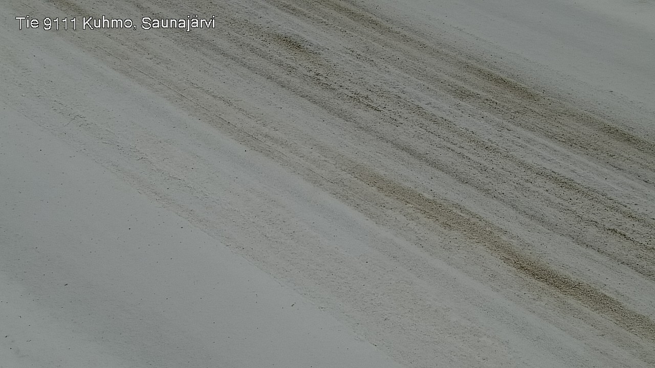 Weather Camera Image Road 9111 Kuhmo, Saunajärvi, Kuhmo, Kainuu