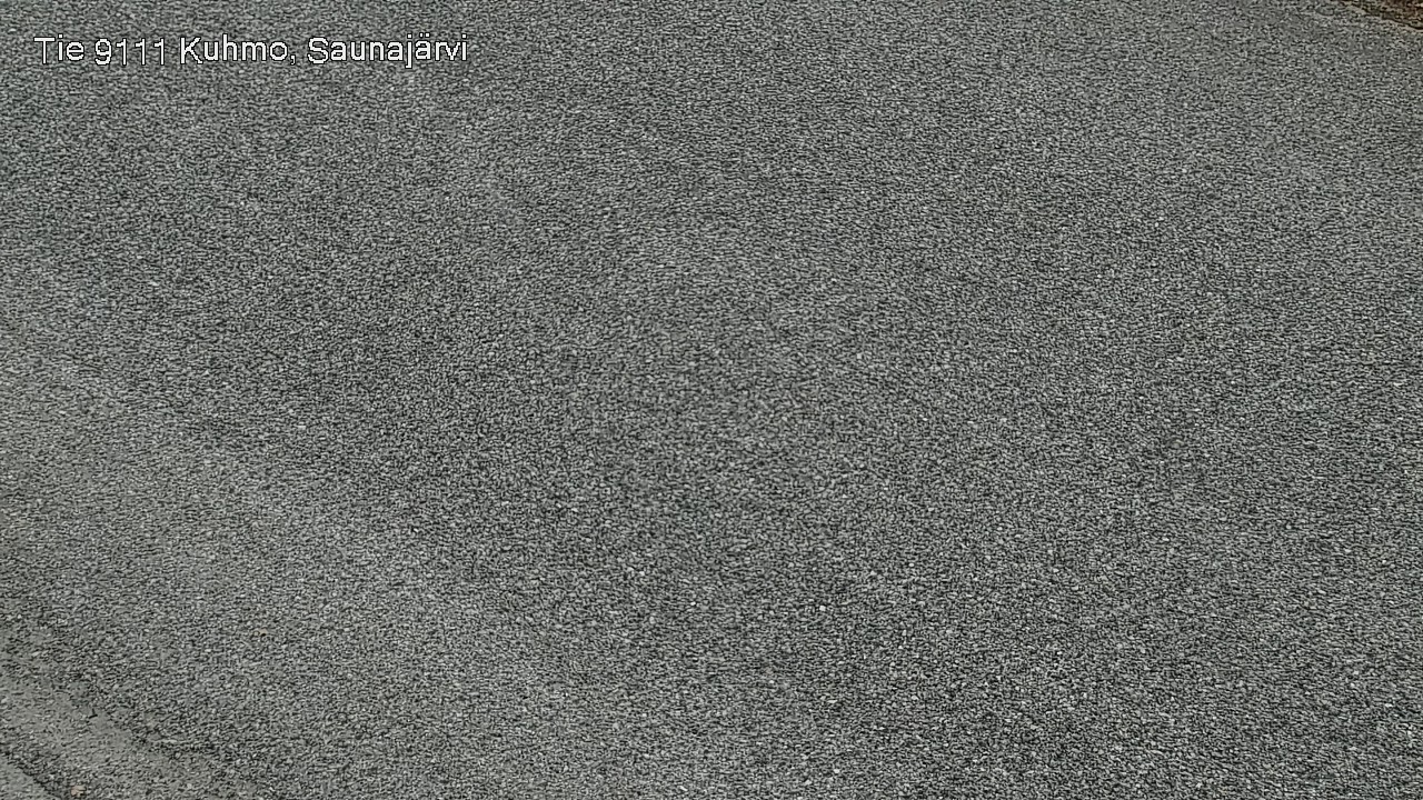 Weather Camera Image Road 9111 Kuhmo, Saunajärvi, Kuhmo, Kainuu