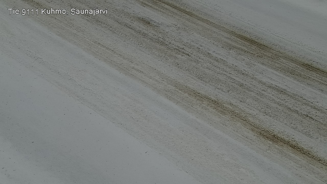 Weather Camera Image Road 9111 Kuhmo, Saunajärvi, Kuhmo, Kainuu