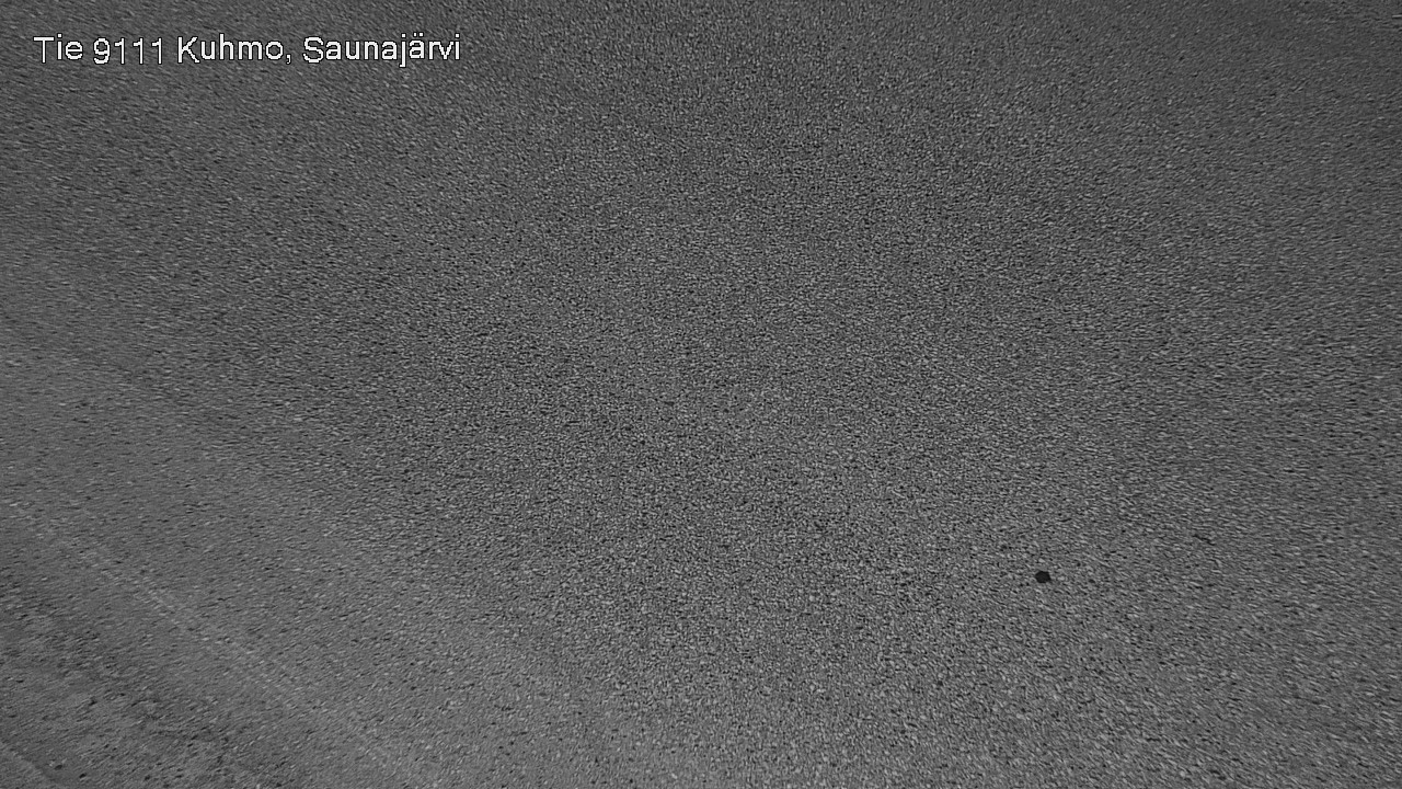 Weather Camera Image Väg 9111 Kuhmo, Saunajärvi, Kuhmo, Kainuu