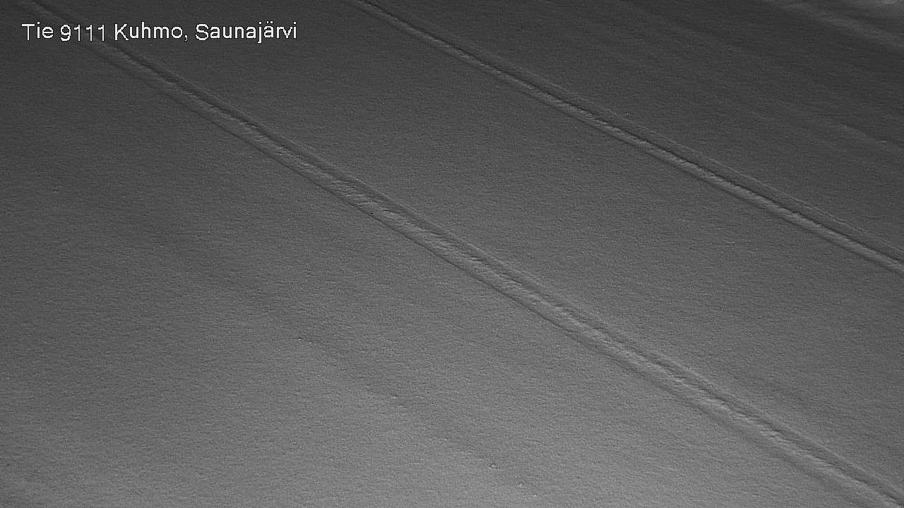 Weather Camera Image Road 9111 Kuhmo, Saunajärvi, Kuhmo, Kainuu