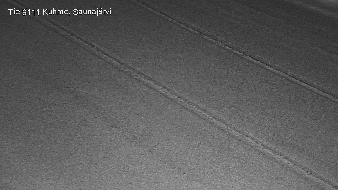 Weather Camera Image Road 9111 Kuhmo, Saunajärvi, Kuhmo, Kainuu