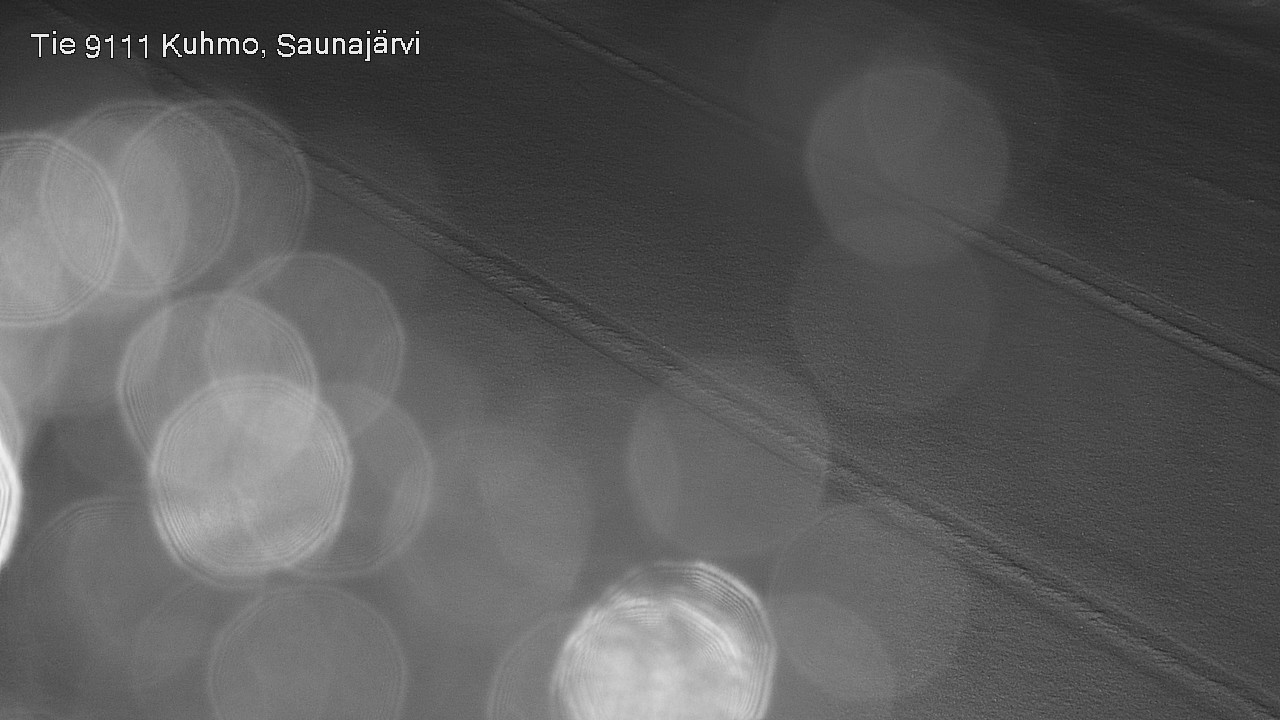 Weather Camera Image Road 9111 Kuhmo, Saunajärvi, Kuhmo, Kainuu