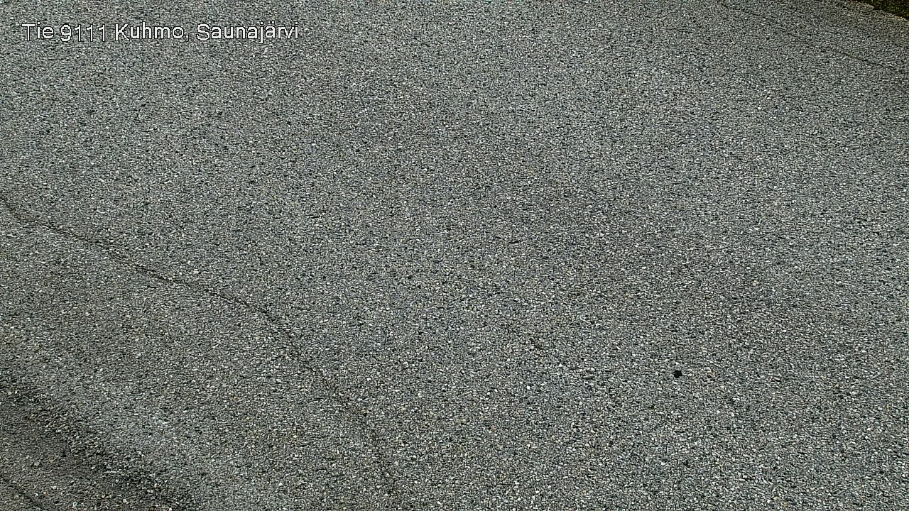 Weather Camera Image Väg 9111 Kuhmo, Saunajärvi, Kuhmo, Kainuu