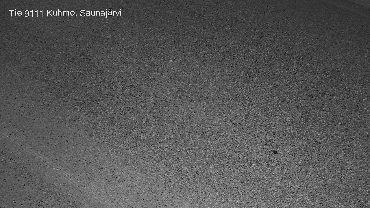 Weather Camera Image Väg 9111 Kuhmo, Saunajärvi, Kuhmo, Kainuu