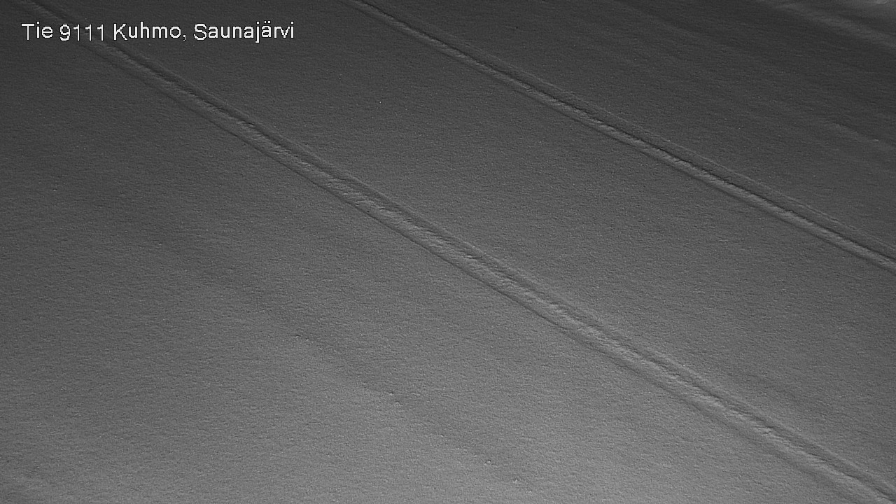 Weather Camera Image Road 9111 Kuhmo, Saunajärvi, Kuhmo, Kainuu