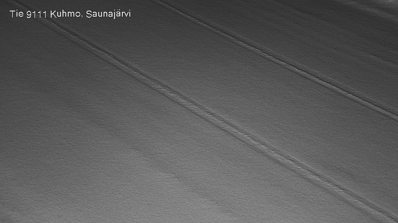 Weather Camera Image Road 9111 Kuhmo, Saunajärvi, Kuhmo, Kainuu