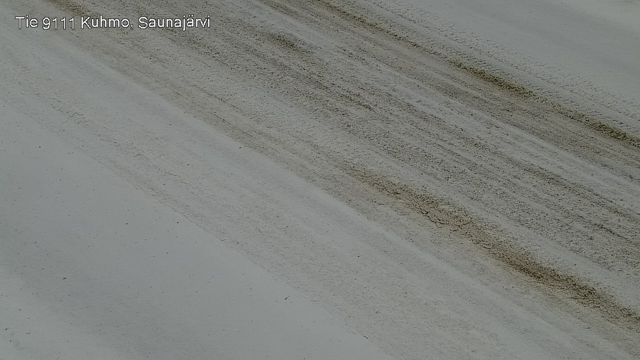 Weather Camera Image Road 9111 Kuhmo, Saunajärvi, Kuhmo, Kainuu