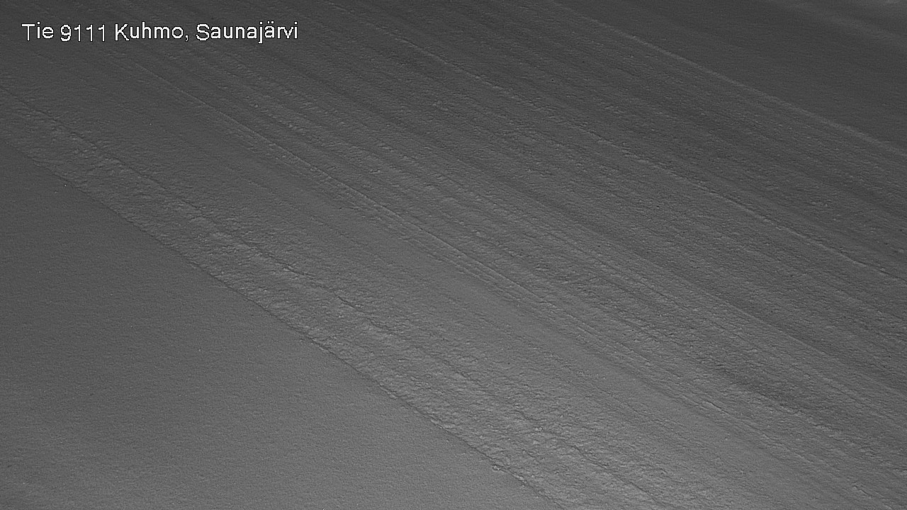 Weather Camera Image Road 9111 Kuhmo, Saunajärvi, Kuhmo, Kainuu