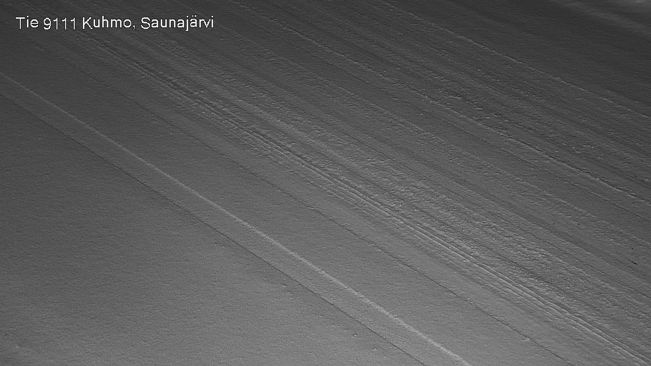 Weather Camera Image Road 9111 Kuhmo, Saunajärvi, Kuhmo, Kainuu