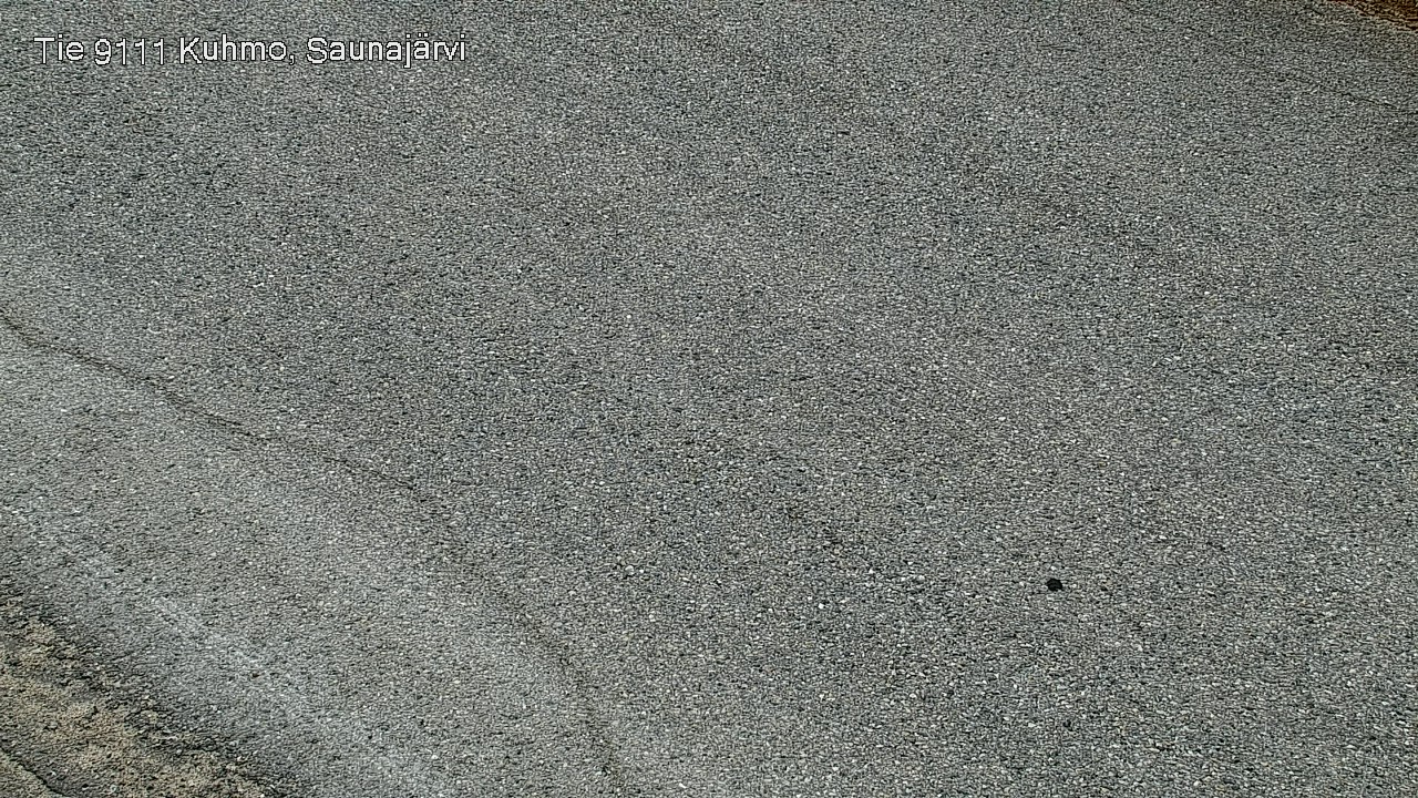 Weather Camera Image Väg 9111 Kuhmo, Saunajärvi, Kuhmo, Kainuu