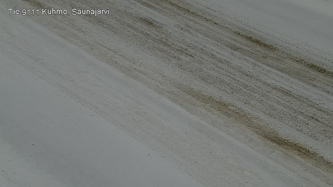 Weather Camera Image Road 9111 Kuhmo, Saunajärvi, Kuhmo, Kainuu